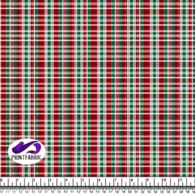 Motif de Plaid de Noël