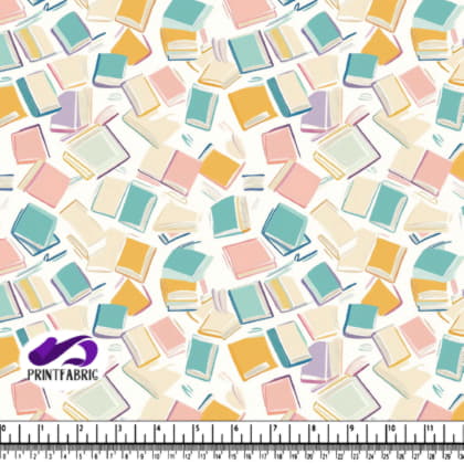 Colorful Pattern of Books