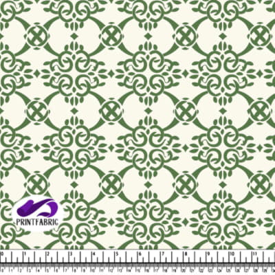 Motif de Nœud Celte Vert et Blanc