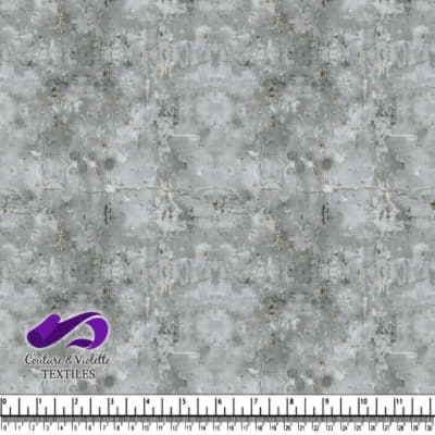 Gris texturé avec accents dorés vieillis