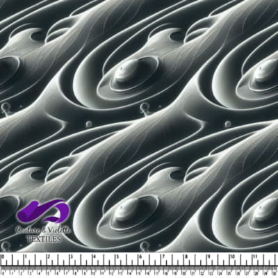 Vagues Liquides Abstraites en Texture Brillante