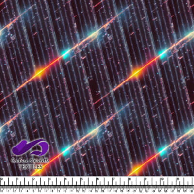 Fils optiques abstraits colorés