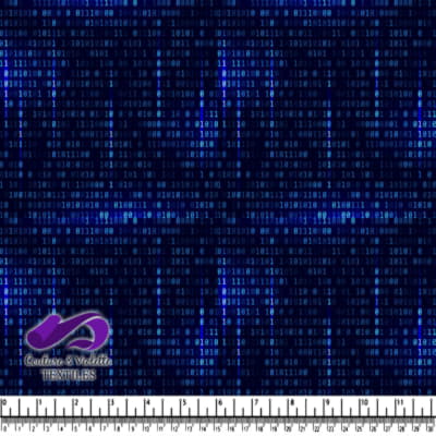 Binary Code Digital Data Matrix Background Pattern