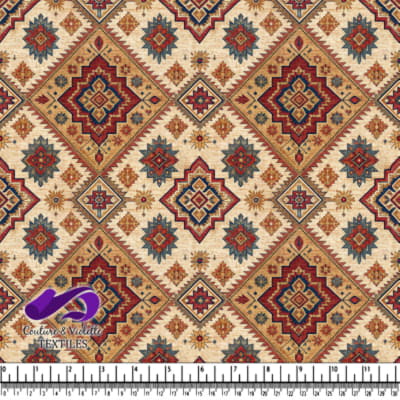 Motif Géométrique Azteque Traditionnel avec Formes