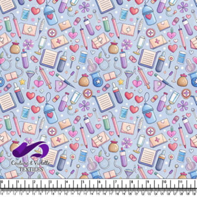 Joli Motif de Fournitures Médicales et de Soins de Santé