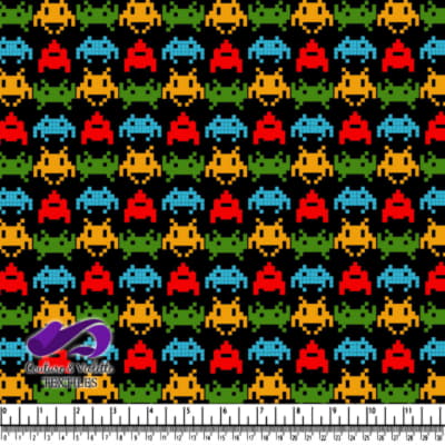 Retro Pixel Alien Invasion Game