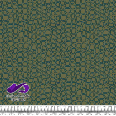 Texture animale - Crocodile en couleur saule et olive