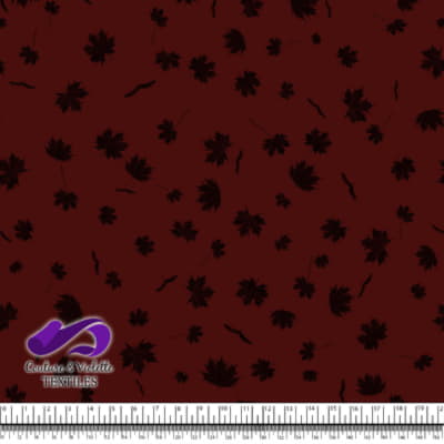 Canada 2022 - Petite feuille d'érable sur fond rouge foncé