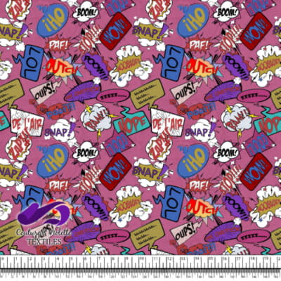 Comic book - Bulles de Dialogue LOL sur Fond Rose