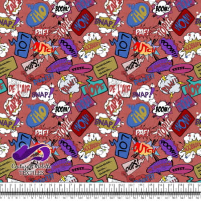 Comic book - Bulles de Dialogue LOL sur Fond Rouge