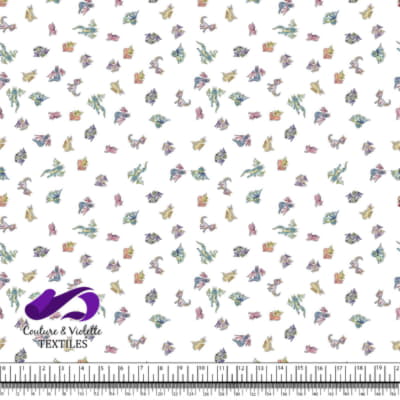 Dragons - Dragons mignons sur fond blanc