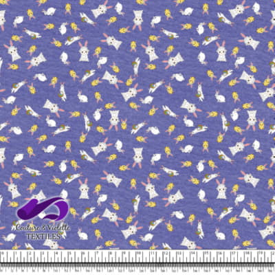 Pâques - Gentils furets avec amis sur un fond very peri