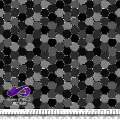 Honeycomb Webb - Grille cosmique - Gris foncé