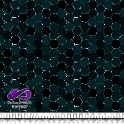 Honeycomb Webb - Grille cosmique - Sarcelle foncé