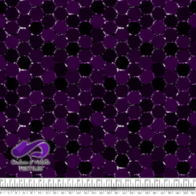 Honeycomb Webb - Grille cosmique - Violet royal