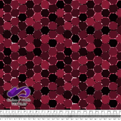 Honeycomb Webb - Grille cosmique - Viva magenta