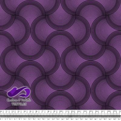 Nature Geometry - Shell on meadow violet background