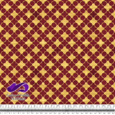 Geo art déco - Trèfles dorés - Winery