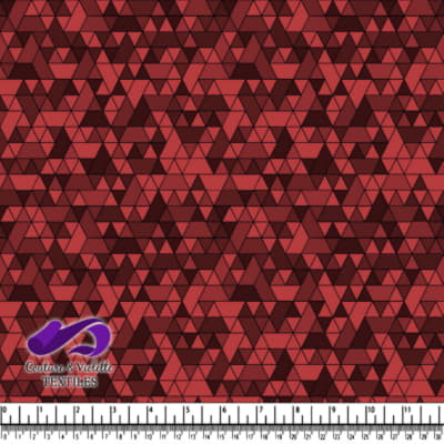 Triangles sport - noir et rouge