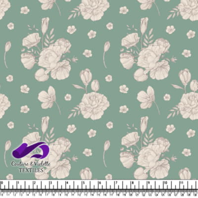 Wedgewood - Bouquets - Granite green