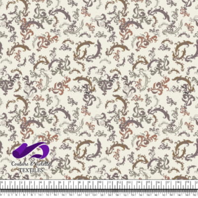 Paisley Moderne - Ornements - Cannoli cream