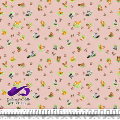 Petits animaux - Animaux de la foret - Pink cloud