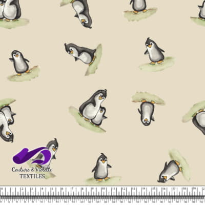 Petits animaux - Penguins - Cream cloud