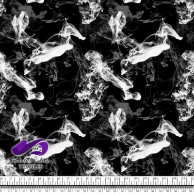 Vapeur - Blanc sur fond noir