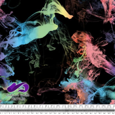 Vapeur - Arc-en-ciel sur fond noir