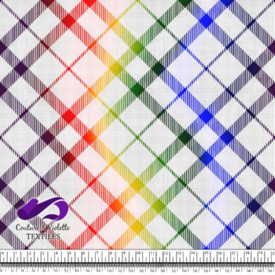 Pride 2023 - Plaid - Blanc