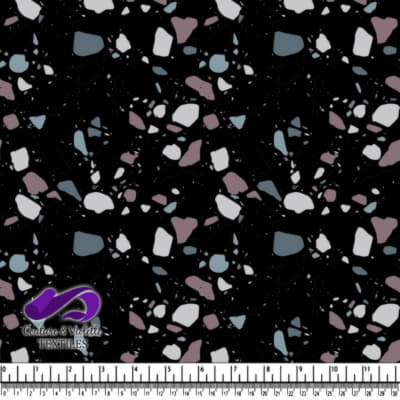Terrazzo - Chunks Neutral - Noir