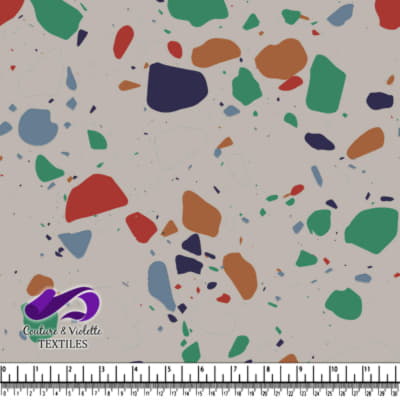 Terrazzo - Chunks New York Winter - Silver cloud