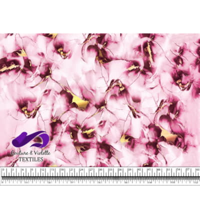 Encre - rose avec accent doré