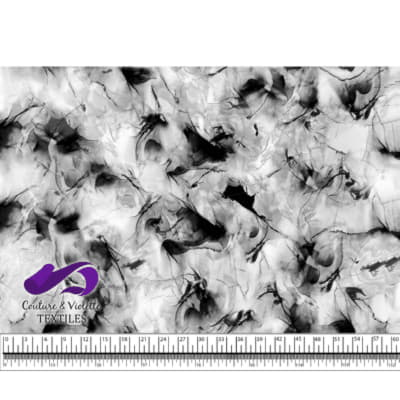 Encre - Noir et blanc avec accents noirs