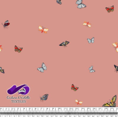 Papillons - Minimaliste - Fleur du désert