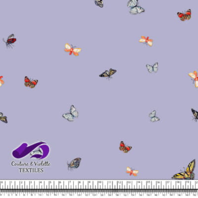 Papillons - Minimaliste - Lilas