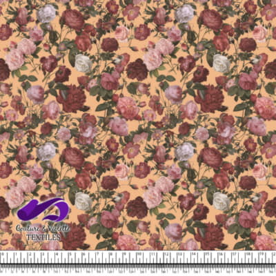 Fleurs automne - Desert mist beige