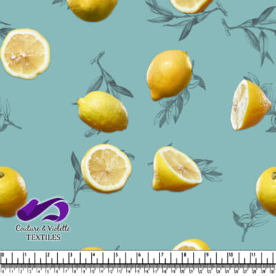 Fruit salad - Lemon - Dusty Aqua