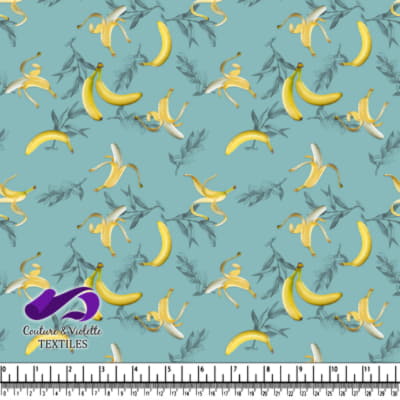 Fruit salad - Banana - Dusty Aqua